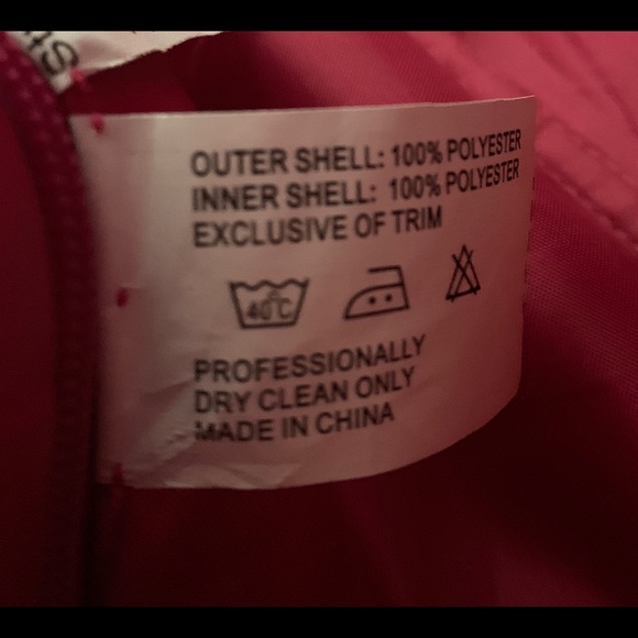 Size 2 STRAPLESS FUSCHIA PINK Night Moves Gown - Picture 8 of 8